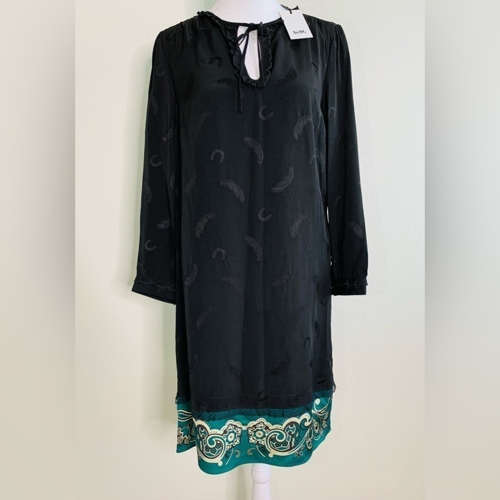 Coach 1941 Feather Jacquard Print Dress, over size, loose fit, size 0 - Picture 3 of 16